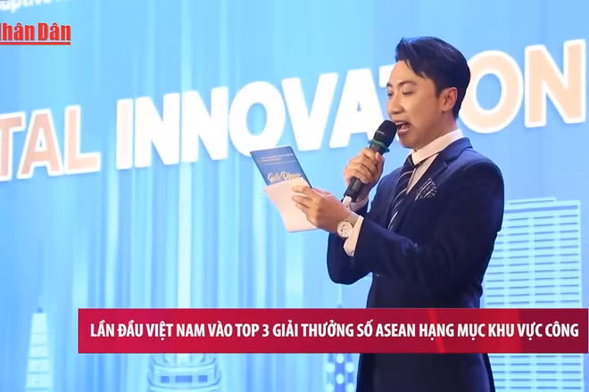 [Video] Lần đầu Việt Nam vào Top 3 Giải thưởng số ASEAN hạng mục khu vực công