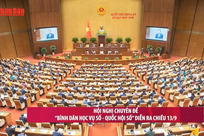 [Video] Hội nghị chuyên đề “Bình dân học vụ số - Quốc hội số”