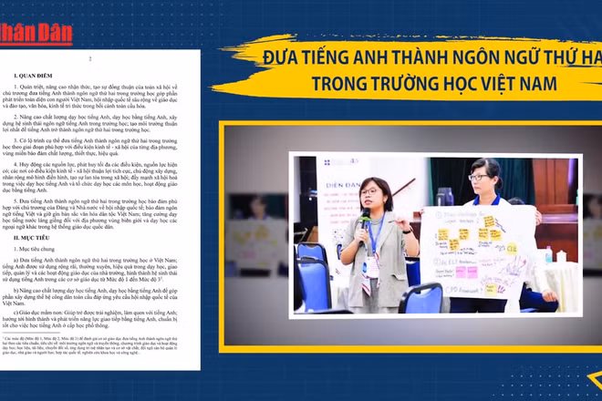 [Video] Đưa tiếng Anh thành ngôn ngữ thứ hai trong trường học Việt Nam