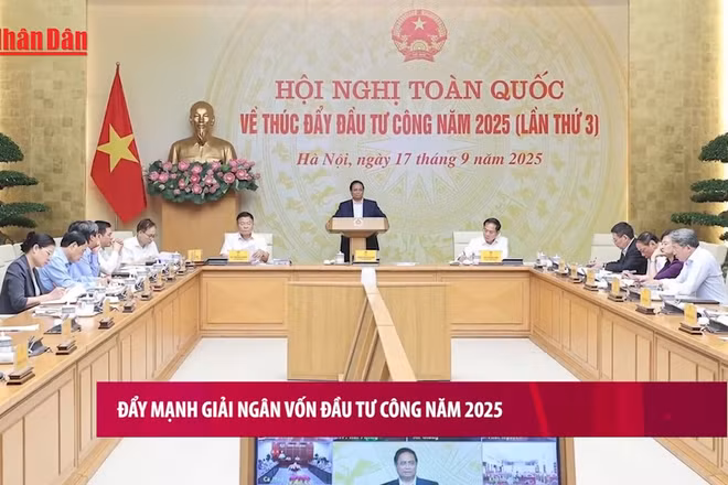 [Video] Đẩy mạnh giải ngân vốn đầu tư công năm 2025 