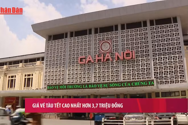 [Video] Ngành đường sắt chính thức mở bán vé tàu Tết Nguyên đán 2026 trên tất cả các kênh