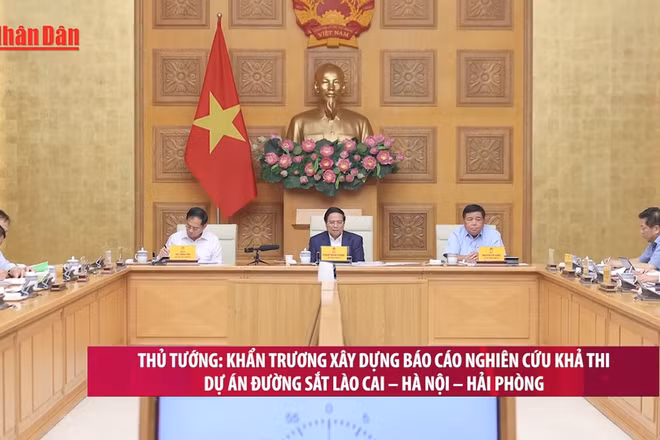[Video] Thủ tướng chỉ đạo khẩn trương lập báo cáo khả thi dự án đường sắt Lào Cai – Hà Nội – Hải Phòng