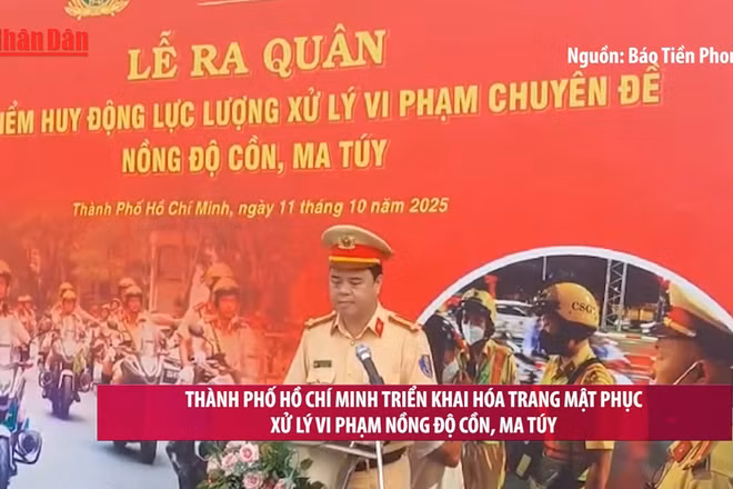 [Video] Thành phố Hồ Chí Minh triển khai hóa trang mật phục xử lý vi phạm nồng độ cồn, ma túy