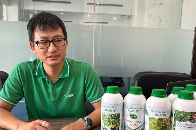 Anh Lê Việt Trung chia sẻ về các sản phẩm phân bón hữu cơ, chế phẩm sinh học AGOIN.