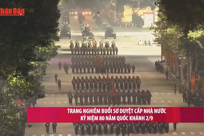[Video] Sơ duyệt cấp Nhà nước Lễ kỷ niệm 80 năm Cách mạng Tháng Tám và Quốc khánh 2/9