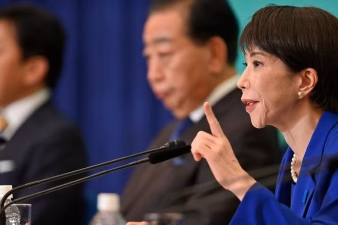 Thủ tướng Nhật Bản Sanae Takaichi tăng cường năng lực tình báo của đất nước. (Ảnh: Tân Hoa Xã) 