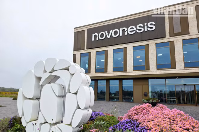 Trụ sở Tập đoàn Novonesis, chuyên về công nghệ sinh học ứng dụng tại Đan Mạch.
