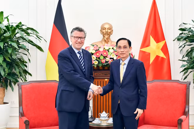 Bộ trưởng Lê Hoài Trung đề nghị hai bên tiếp tục đổi mới tư duy và phương thức triển khai hợp tác. (Ảnh: MOFA)