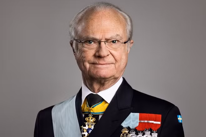 Nhà vua Thụy Điển Carl XVI Gustaf. (Ảnh: Hoàng gia Thụy điển/Kungahuset)