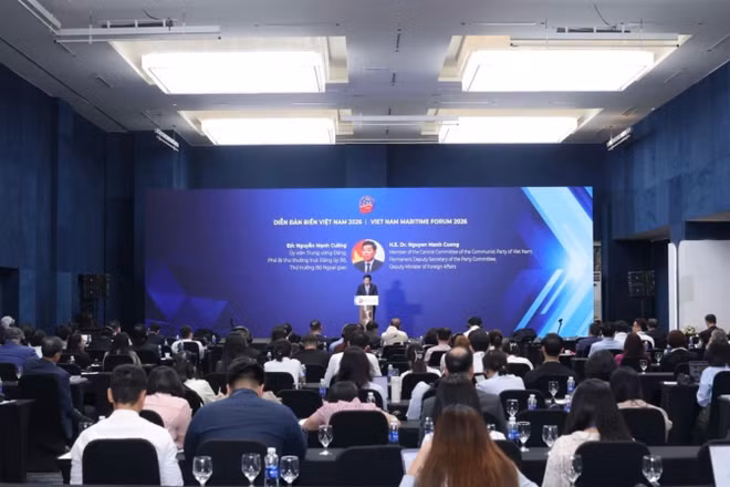 Toàn cảnh Diễn đàn Biển Việt Nam 2026. (Ảnh: Bộ Ngoại giao)