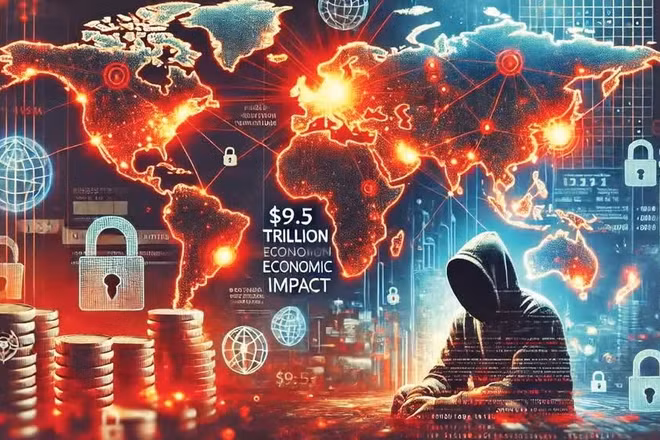 Các chuyên gia ước tính, tội phạm mạng gây ra thiệt hại gần 10.000 tỷ USD mỗi năm trên toàn cầu. (Ảnh: Báo Nhân Dân)