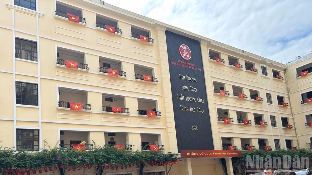 Trường đại học Khoa học Xã hội và Nhân văn (Ảnh: THANH HÀ)