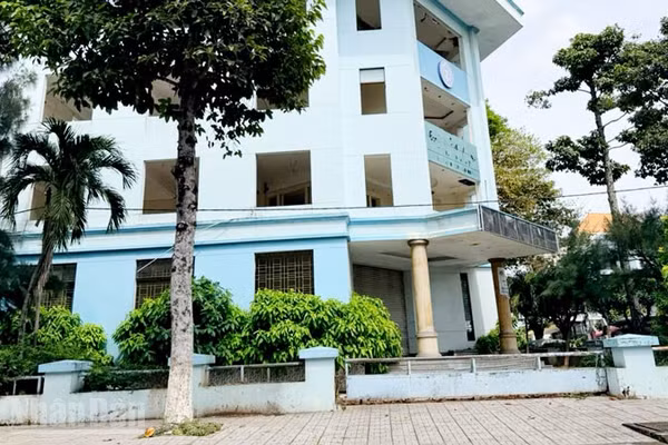 Cơ nhà, đất dôi dư sau sắp xếp ở phường Long Xuyên, tỉnh An Giang. (Ảnh: QUỐC TRINH)
