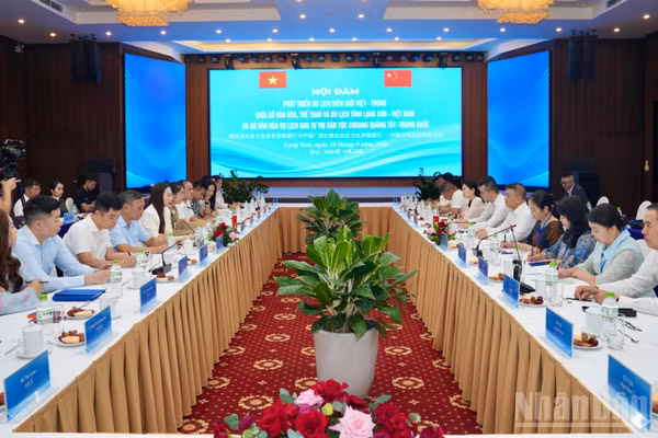 Quang cảnh cuộc Hội đàm. (Ảnh: QUỐC ĐẠT)