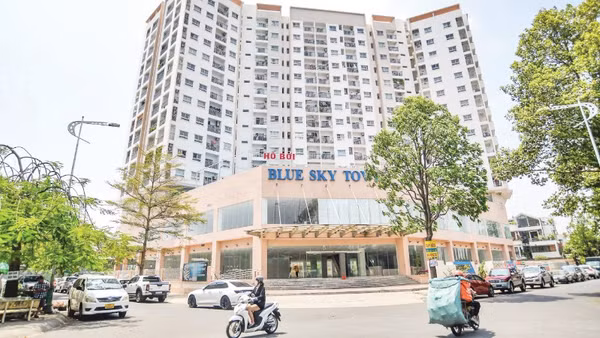 Một dự án nhà ở xã hội tại phường Bình Trưng, Thành phố Hồ Chí Minh. (Ảnh: QUANG ĐỊNH)