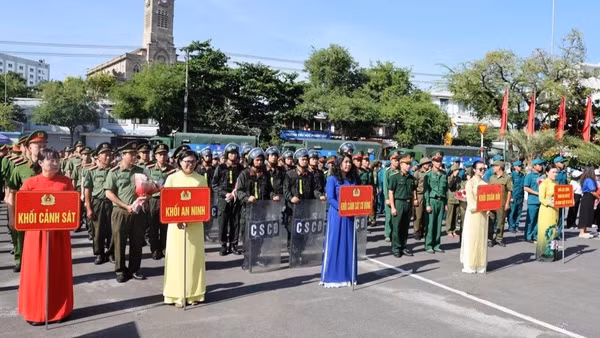 Lễ phát động hưởng ứng Ngày Thế giới và Ngày toàn dân phòng, chống mua bán người 2026 tại phường Nha Trang (Khánh Hòa) sáng 30/7/2026.