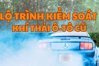 Lộ trình kiểm soát khí thải ô-tô cũ