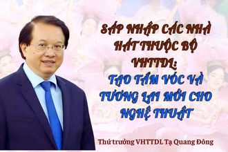 Sáp nhập các nhà hát thuộc Bộ VHTTDL: Tạo tầm vóc và tương lai mới cho nghệ thuật