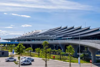 Nhà ga hành khách T2, Cảng Hàng không quốc tế Phú Bài (Huế) - công trình giải Vàng tại Giải thưởng Kiến trúc quốc gia 2025. (Ảnh Ban Tổ chức)