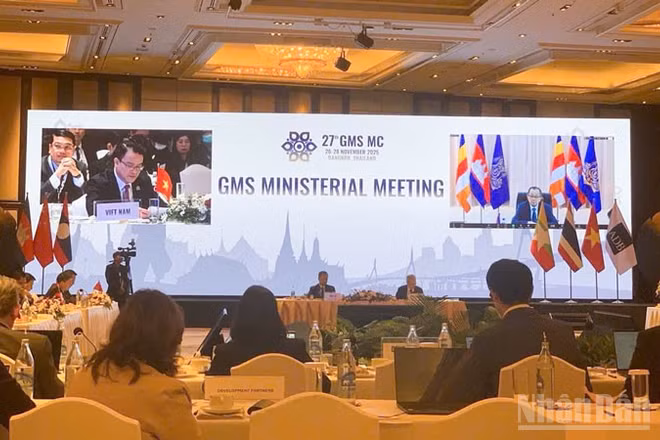 Hội nghị Bộ trưởng Tiểu vùng Mekong mở rộng lần thứ 27 diễn ra tại Bangkok, Thái Lan.
