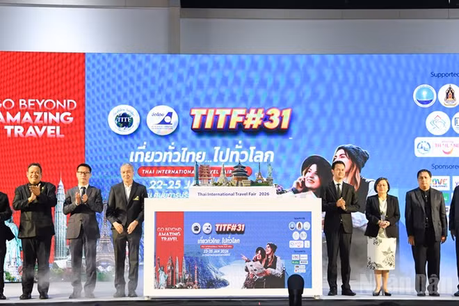 Lễ khai mạc Hội chợ Du lịch quốc tế Thái Lan lần thứ 31. (Ảnh: MINH THẮNG)