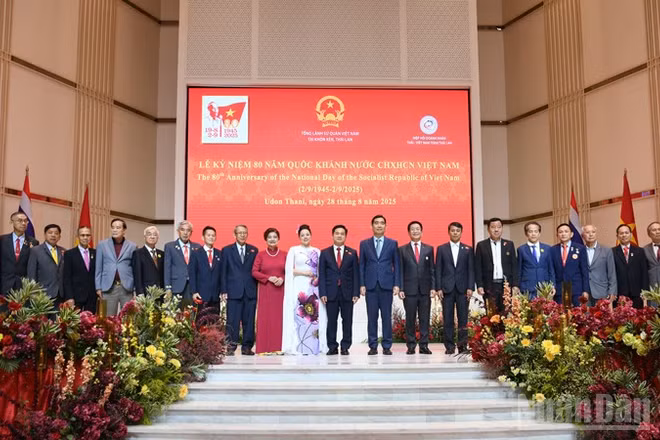 Các đại biểu tham dự lễ kỷ niệm 80 năm Quốc khánh.