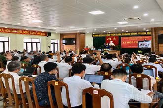 Đảng ủy phường Tam Kỳ, thành phố Đà Nẵng mới tổ chức Hội nghị Ban Chấp hành Đảng bộ phường lần thứ nhất.