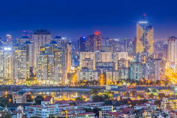 Hà Nội phấn đấu trở thành thành phố xanh, thông minh, đáng sống. (Ảnh ĐĂNG ANH)