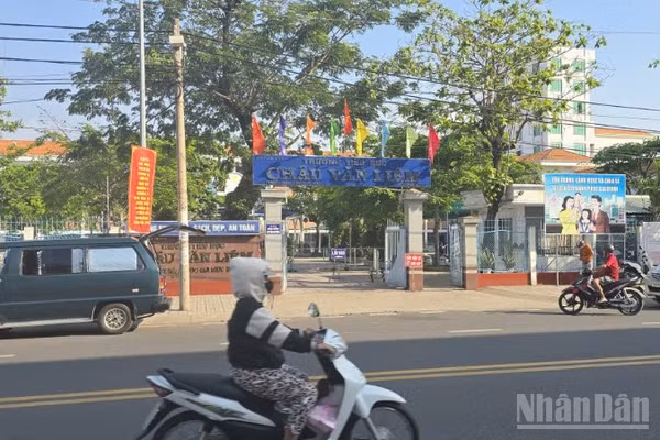 Trường tiểu học Châu Văn Liêm, phường Long Xuyên, tỉnh An Giang.