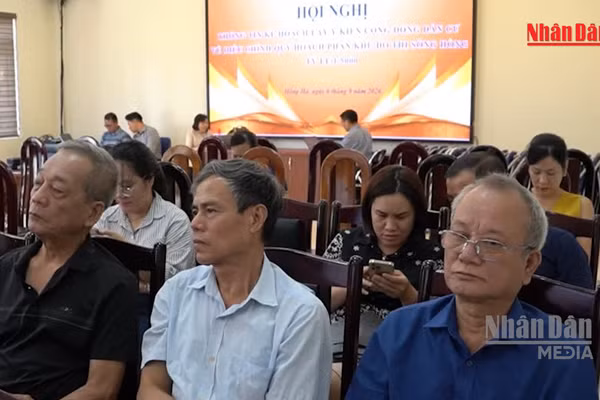 [Video] Hà Nội lấy ý kiến quy hoạch phân khu đô thị sông Hồng 