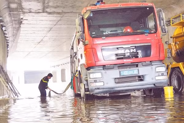 Mùa mưa năm nay, Thành phố Hồ Chí Minh ghi nhận điểm ngập mới tại hầm chui nút giao An Phú.