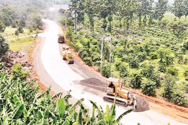Tuyến đường ấp 6-7, xã Phú Vinh dự kiến hoàn thành đầu năm 2027.