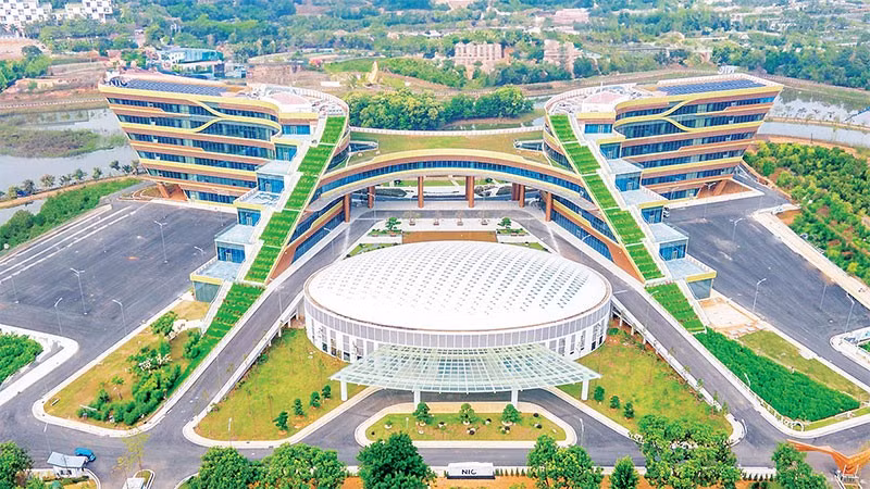 Trung tâm đổi mới sáng tạo quốc gia (NIC) tại Khu công nghệ cao Hòa Lạc, Thành phố Hà Nội (Ảnh NIC)