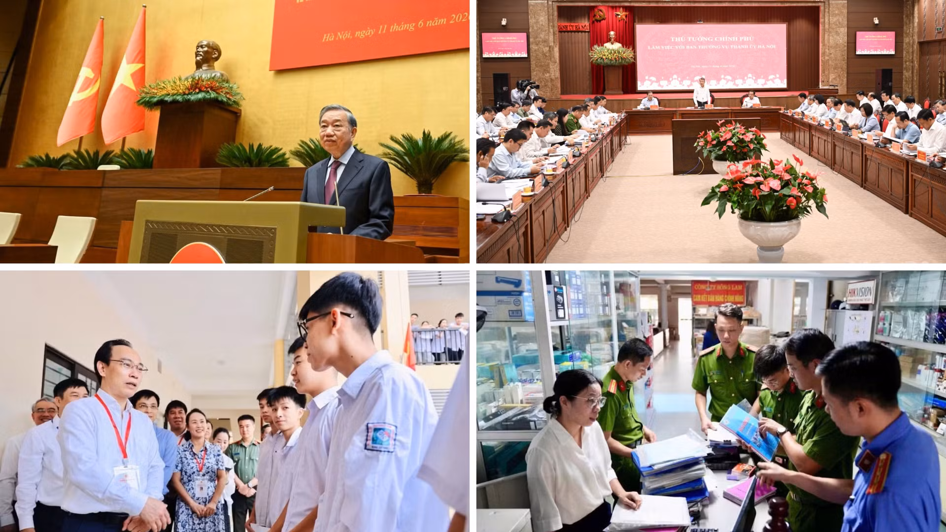 Tin nổi bật ngày 11/6: Hội nghị toàn quốc quán triệt Nghị quyết số 06-NQ/TW; Thí sinh cả nước tham dự kỳ thi tốt nghiệp trung học phổ thông