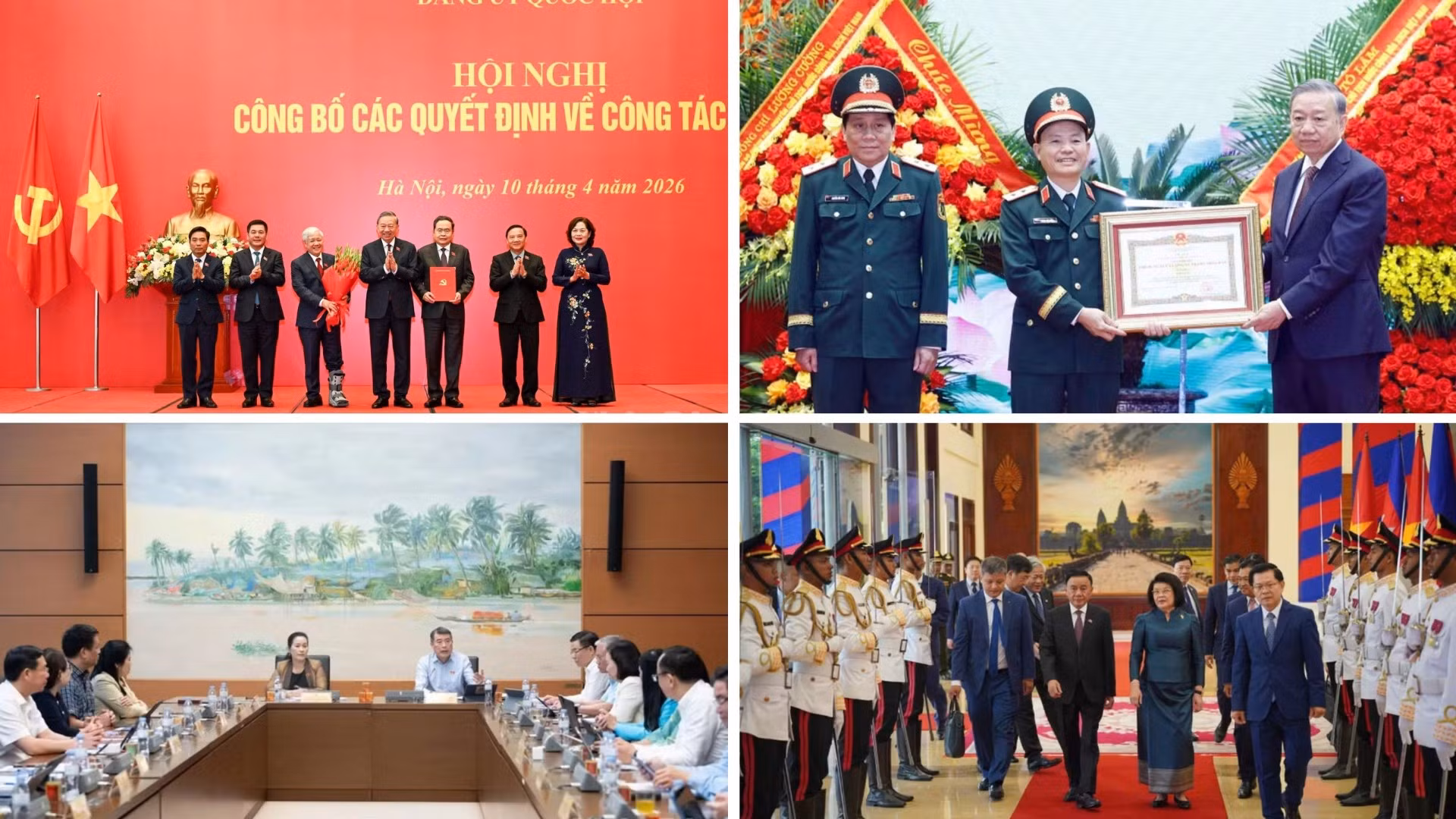 Tin nổi bật ngày 10/4: Quy định mới về công tác chính trị, tư tưởng trong Đảng; Đảng ủy Quốc hội công bố Quyết định của Bộ Chính trị về công tác cán bộ