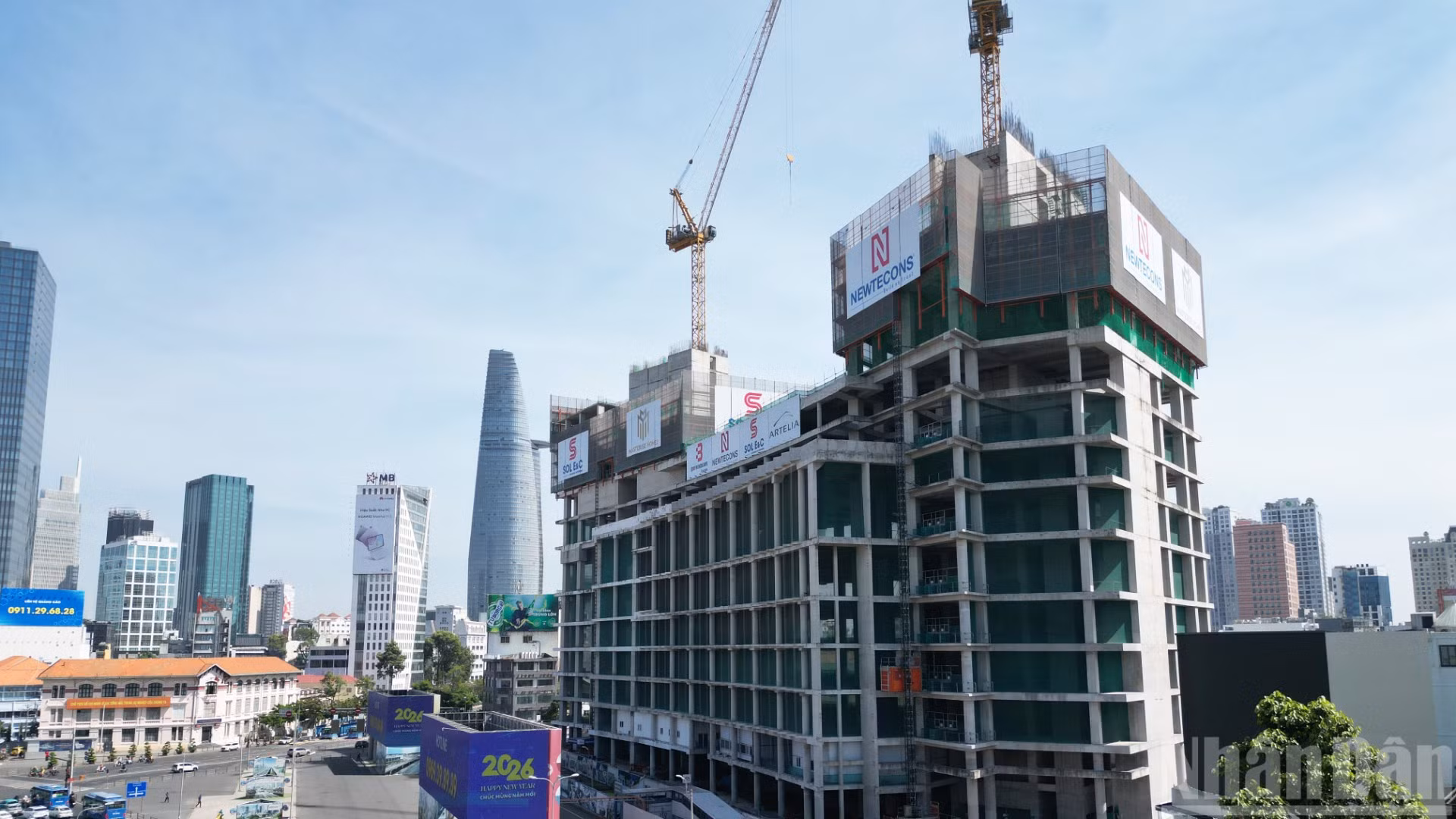 Dự án Tứ giác Bến Thành, công trường tổ hợp đa chức năng đã ghi nhận những chuyển biến mới, cho thấy dấu hiệu tái khởi động sau giai đoạn đình trệ kéo dài.