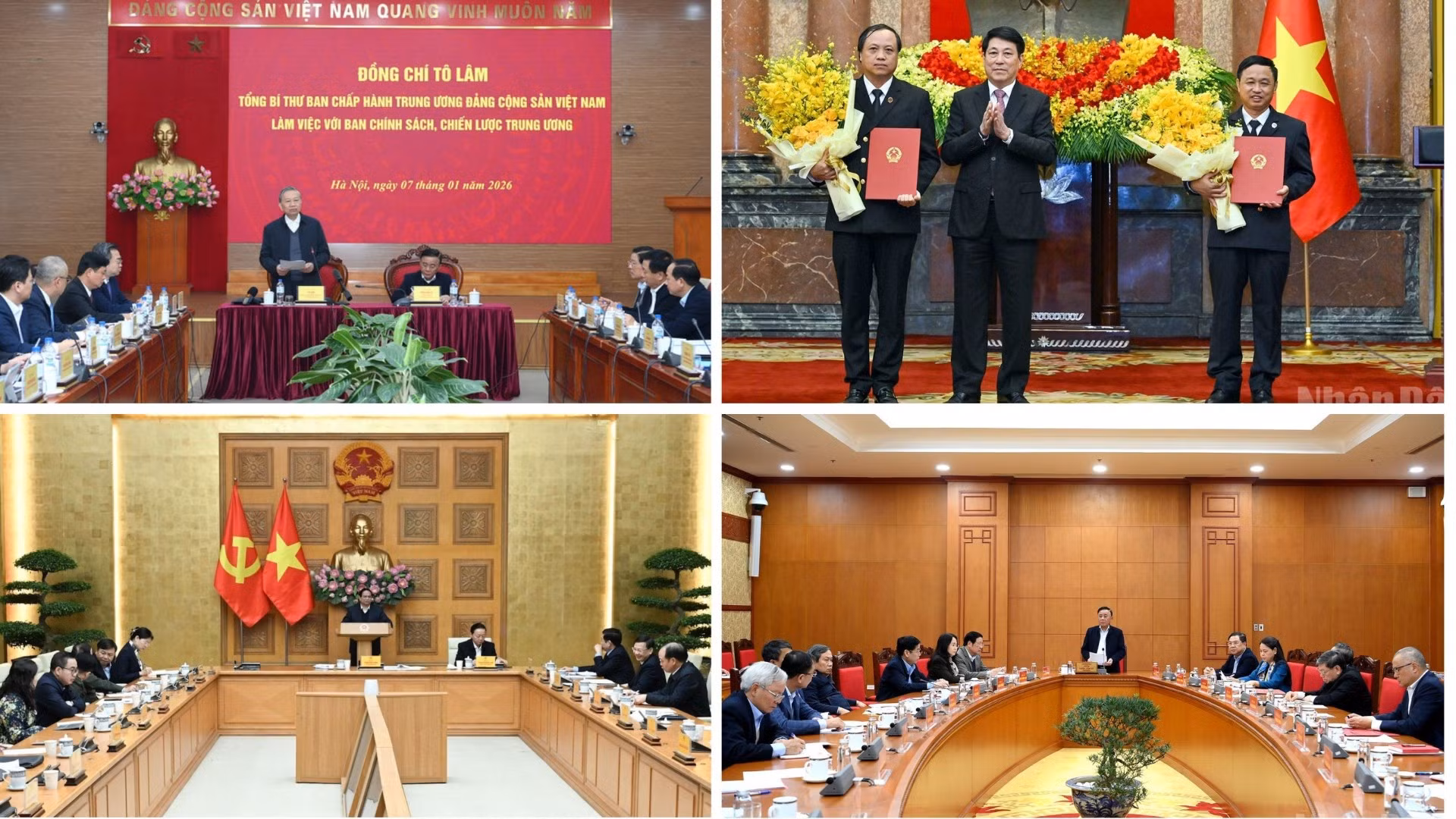 Tin nổi bật ngày 7/1: Tổng Bí thư Tô Lâm làm việc với Ban Chính sách, Chiến lược Trung ương; Tiến hành Tổng điều tra kinh tế năm 2026 trên toàn quốc