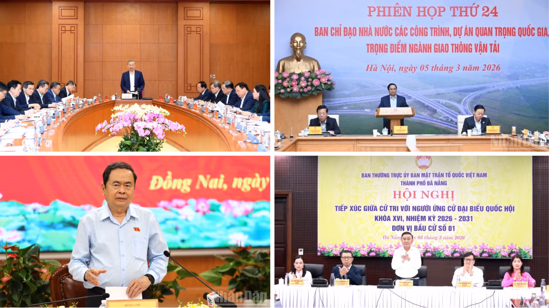 Tin nổi bật ngày 5/3: Tổng Bí thư chủ trì làm việc với Ban Tổ chức Trung ương; Giá dầu hỏa vượt mốc 26.600 đồng/lít