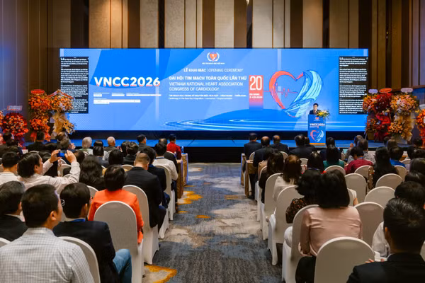 Quang cảnh Đại hội Tim mạch toàn quốc lần thứ 20 năm 2026. (Ảnh: BTC)