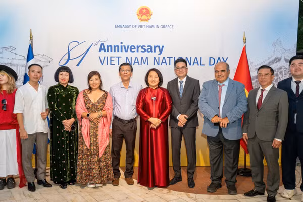 Chương trình mở ra một không gian có ý nghĩa để thúc đẩy đối thoại quốc tế thông qua văn hóa, giáo dục và tri thức. (Ảnh: Đại sứ quán Việt Nam tại Hy Lạp)