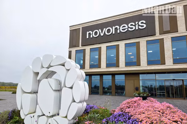 Trụ sở Tập đoàn Novonesis, chuyên về công nghệ sinh học ứng dụng tại Đan Mạch.