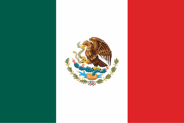 Quốc kỳ Liên bang Mexico.
