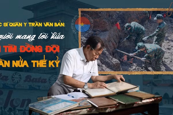 Bác sĩ quân y Trần Văn Bản: Người mang lời hứa đi tìm đồng đội gần nửa thế kỷ