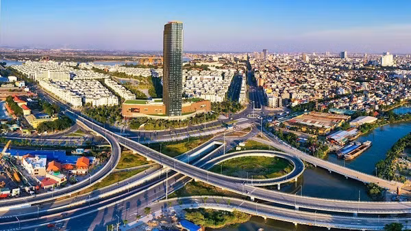 Một góc thành phố Hải Phòng hôm nay. (Ảnh minh họa: ĐỨC NGHĨA)