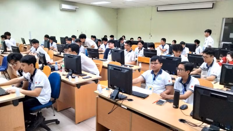 Hội thi tin học trẻ Thành phố Hồ Chí Minh năm 2025. (ẢNH CTV)