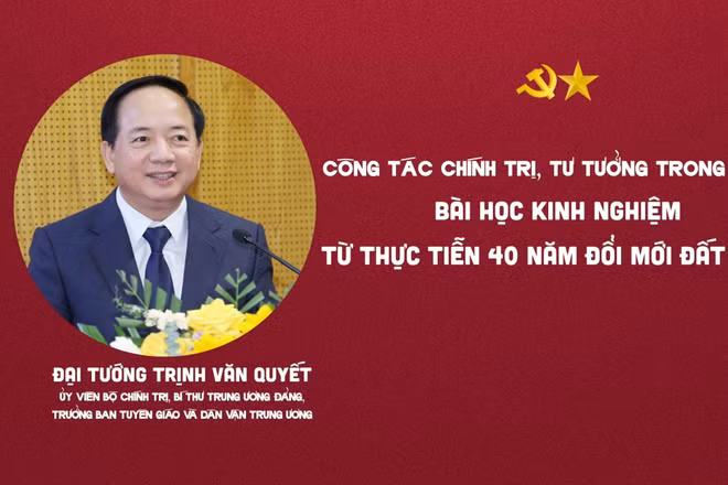 Công tác chính trị, tư tưởng trong đảng - Bài học kinh nghiệm từ thực tiễn 40 năm đổi mới đất nước