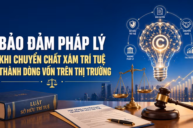 Bảo đảm pháp lý khi chuyển chất xám trí tuệ thành dòng vốn trên thị trường