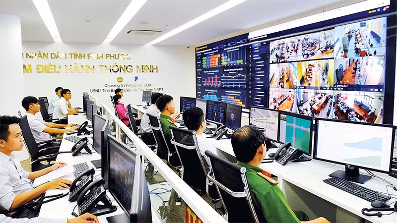 Trung tâm điều hành thông minh tại phường Bình Phước, tỉnh Đồng Nai.