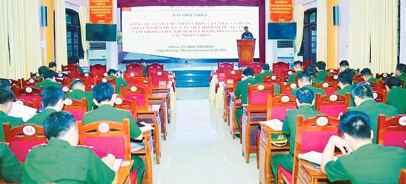 Quang cảnh hội nghị tập huấn (Ảnh HIẾU THẠCH)