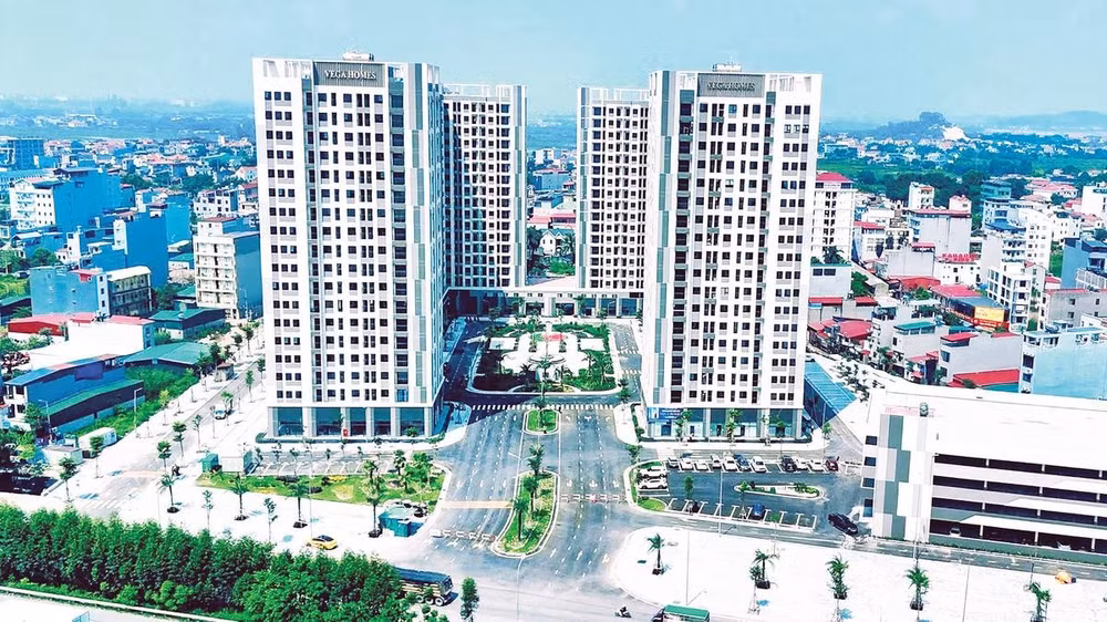 Khu nhà ở xã hội Quang Châu dành cho công nhân tại Bắc Ninh.